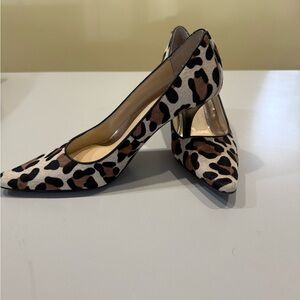 Calvin Klein Leopard Print Heels